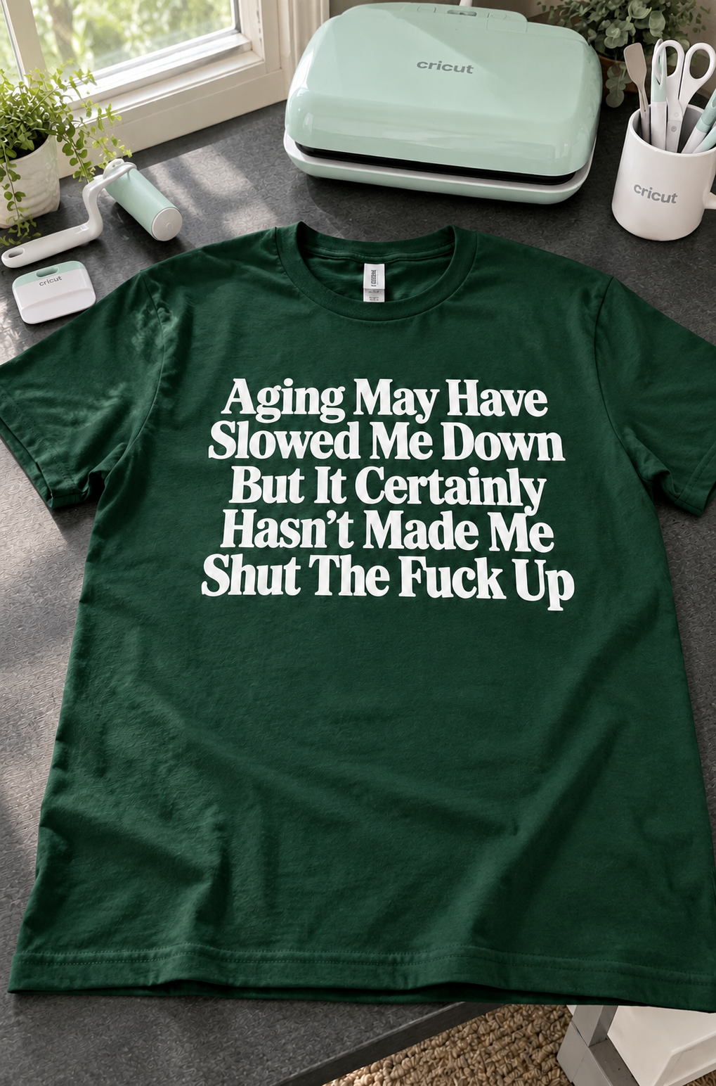 Aging Has Slowed Me Down But It Hasn't Shut Me Up T-Shirt