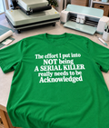 Not Being A Serial Killer Deserves Recognition T-Shirt
