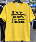 If I've Ever Offended You I'm Sorry That You're A Little Bitch T-Shirt