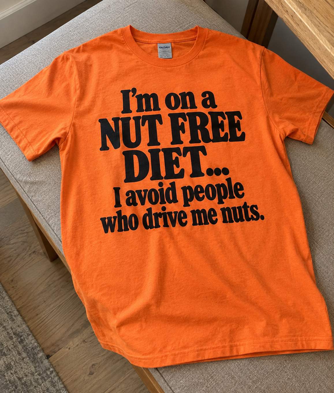 I'm On A Nut-Free Diet I Avoid People Who Drive Me Nuts T-Shirt