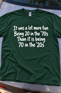 20 In The '70s Beat 70 In The '20s T-Shirt