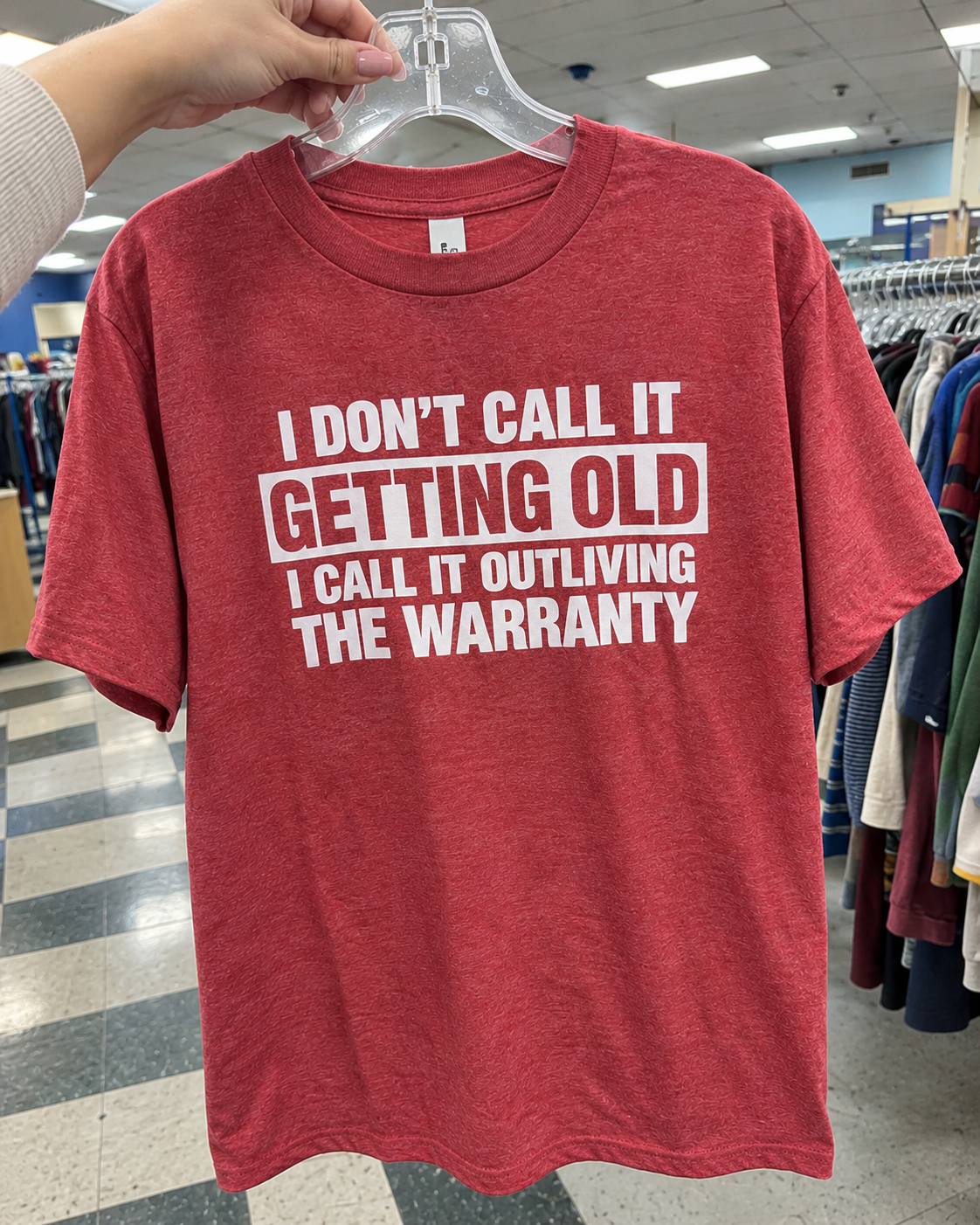 I Don't Call It Getting Old I Call It Outliving The Warranty T-Shirt
