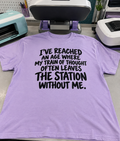I've Reached An Age Where My Train Of Thought Often Leaves The Station Without Me T-Shirt