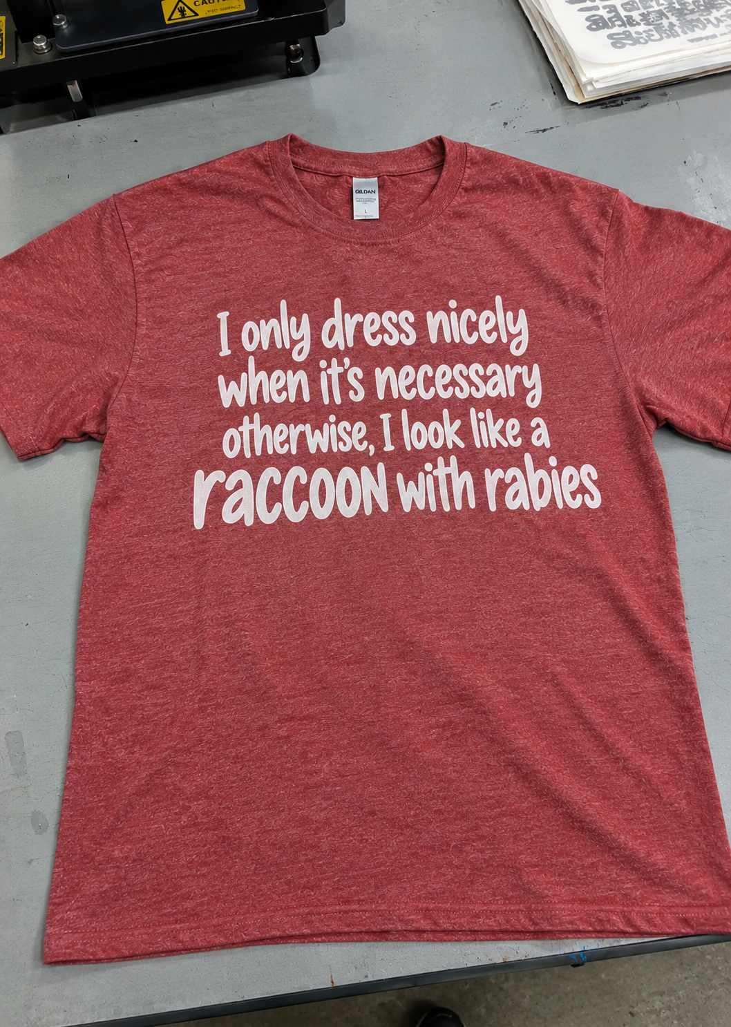 I Usually Look Like A Rabid Raccoon T-Shirt