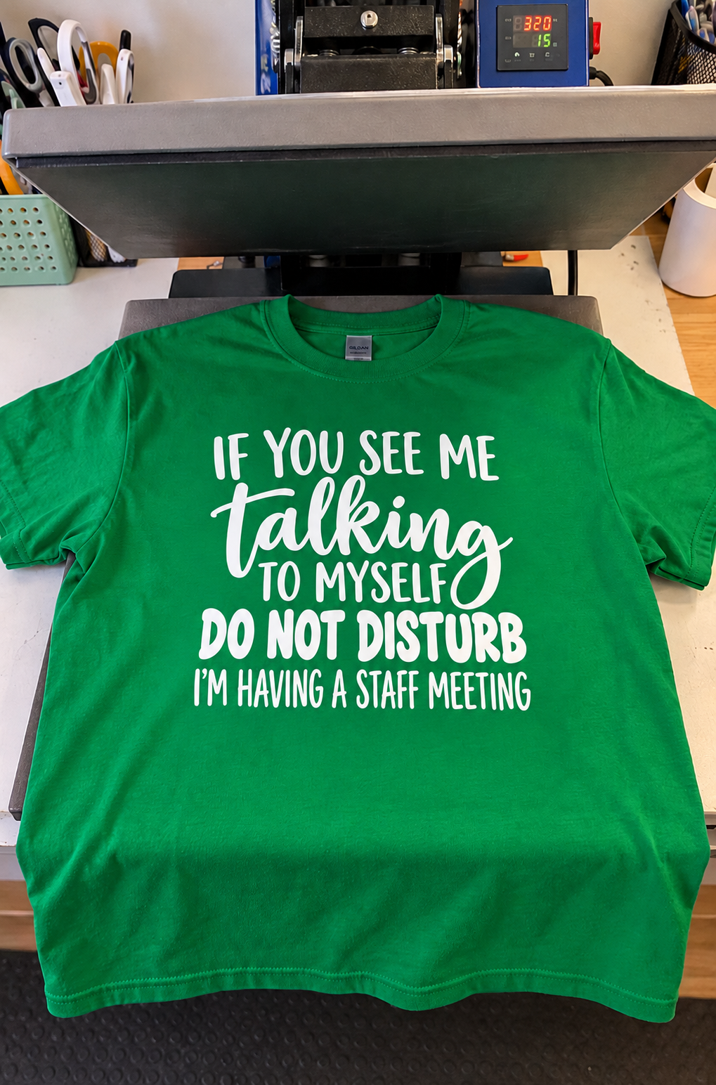 Talking To Myself Staff Meeting In Progress T-Shirt