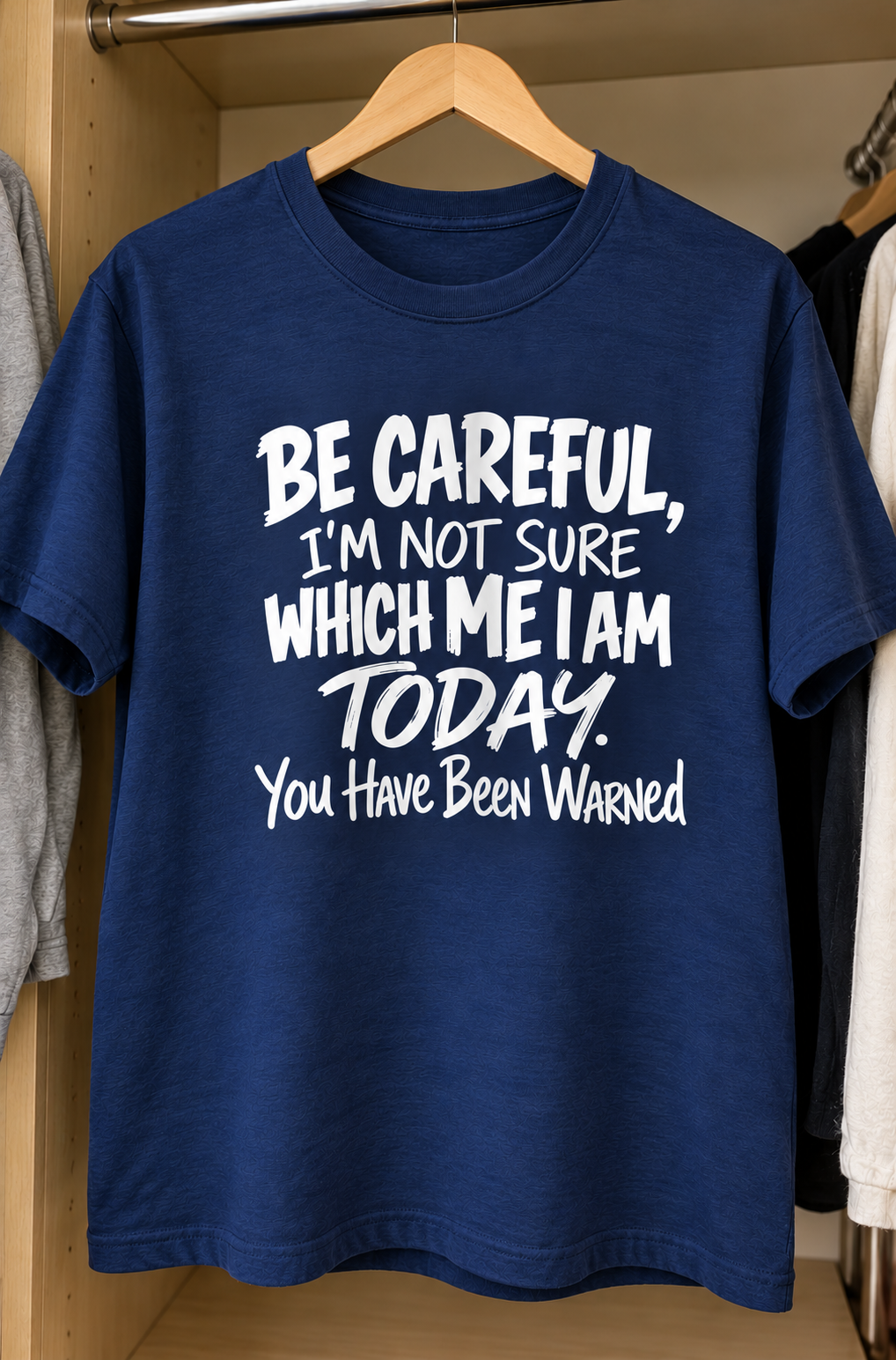Be Careful I'm Not Sure Which Me I Am Today You Have Been Warned T-Shirt